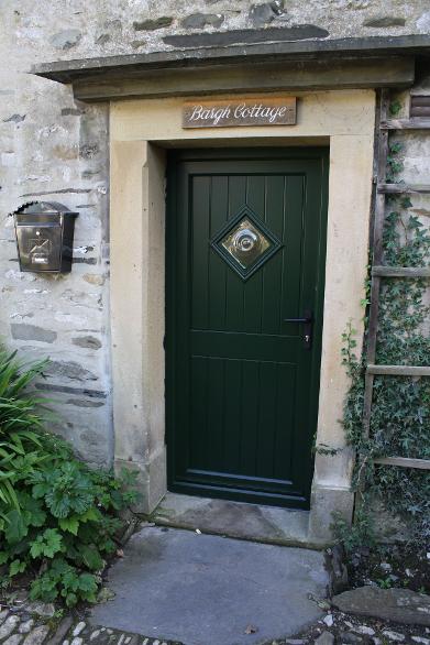 StormMeister Flood Door Cottage Bullion Dark Green.
